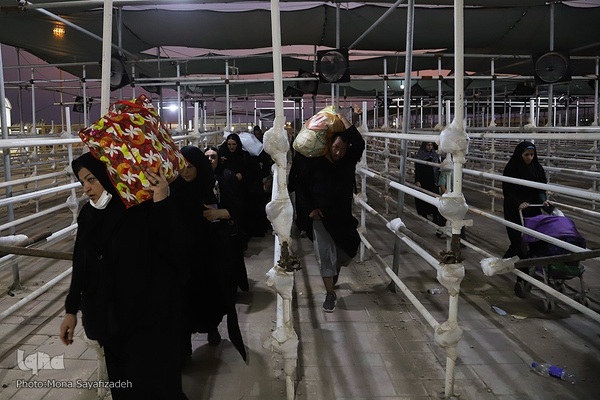 تردد زائران اربعین حسینی از مرز شلمچه
