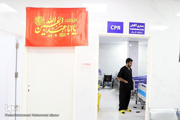 خدمت‌رسانی درمانی به زائران در مرز چذابه