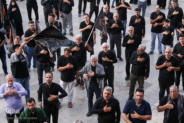 مراسم آیینی جاماندگان اربعین حسینی