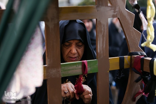 مراسم آیینی جاماندگان اربعین حسینی