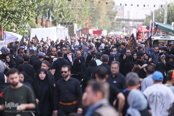 مراسم آیینی جاماندگان اربعین حسینی