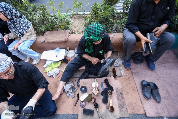 مراسم آیینی جاماندگان اربعین حسینی