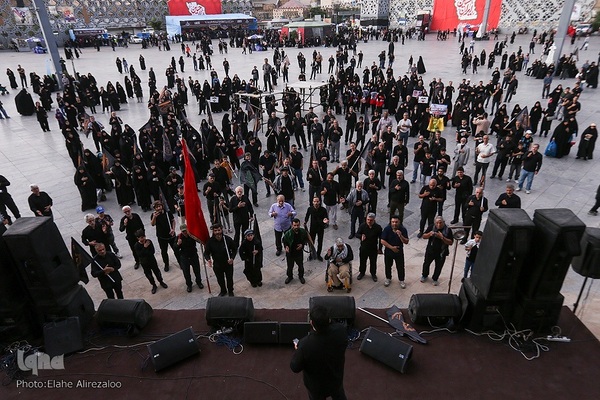 مراسم آیینی جاماندگان اربعین حسینی درتهران