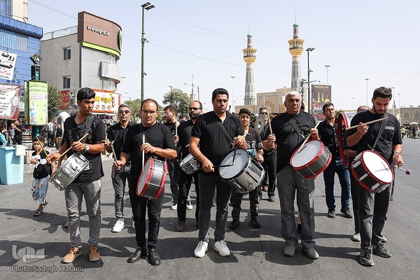 مراسم آیینی جاماندگان اربعین حسینی در مشهد