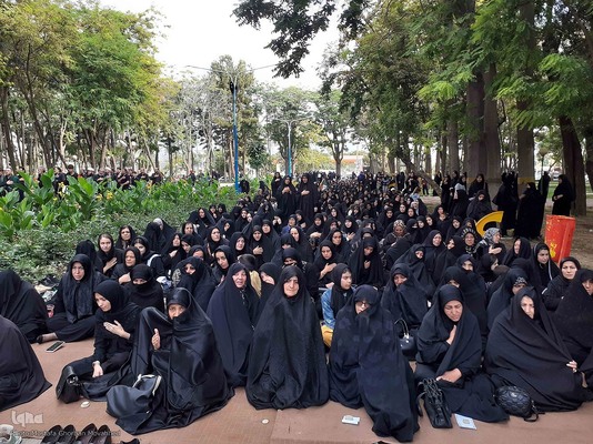 مراسم آیینی جاماندگان اربعین حسینی در آذرباییجان شرقی