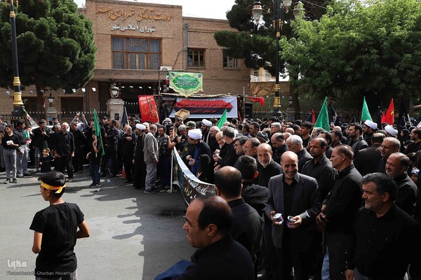 مراسم آیینی جاماندگان اربعین حسینی در آذرباییجان شرقی