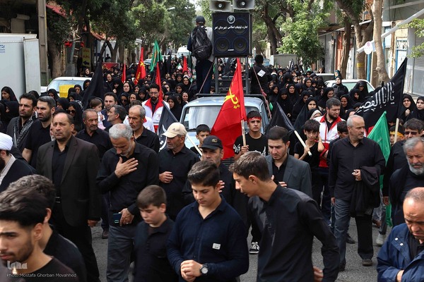 مراسم آیینی جاماندگان اربعین حسینی در آذرباییجان شرقی