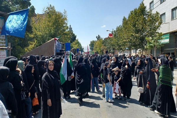 مراسم آیینی جاماندگان اربعین حسینی در آذرباییجان غربی