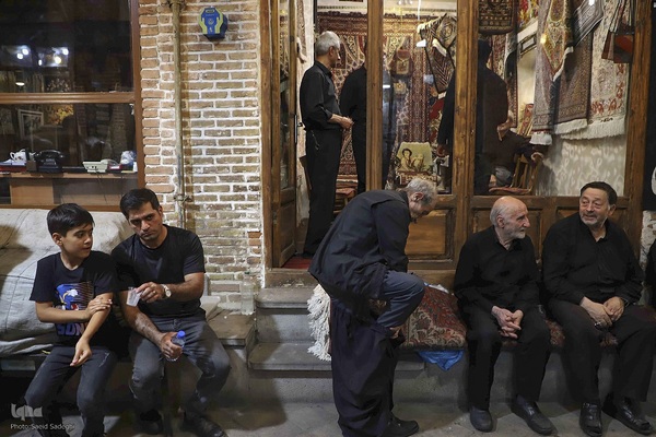 عزاداری اربعین حسینی در بزرگترین بازار مسقف جهان