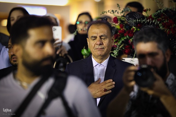 مراسم استقبال از پیکر استاد محمود فرشچیان در اصفهان