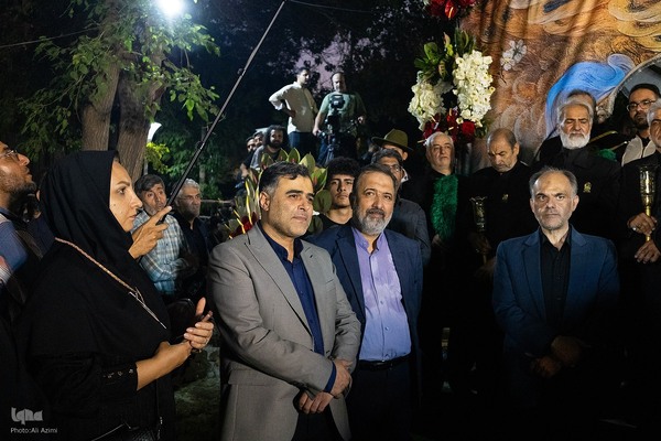 بدرقه پیکر استاد فرشچیان به خانه ابدی