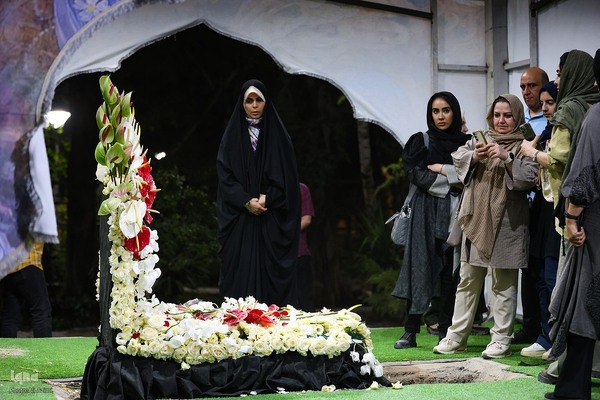 بدرقه پیکر استاد فرشچیان به خانه ابدی