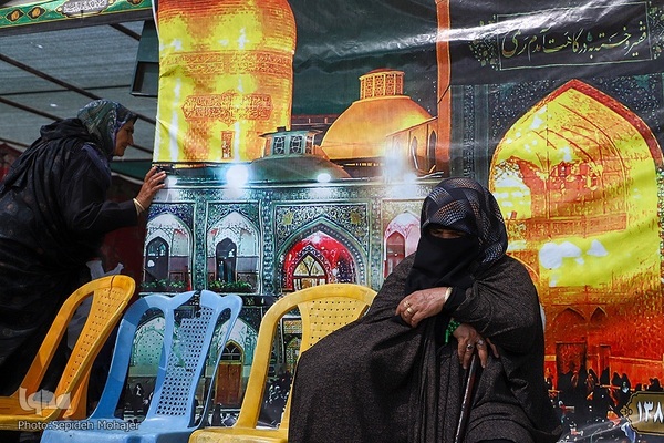 زائران پیاده امام رضا(ع)