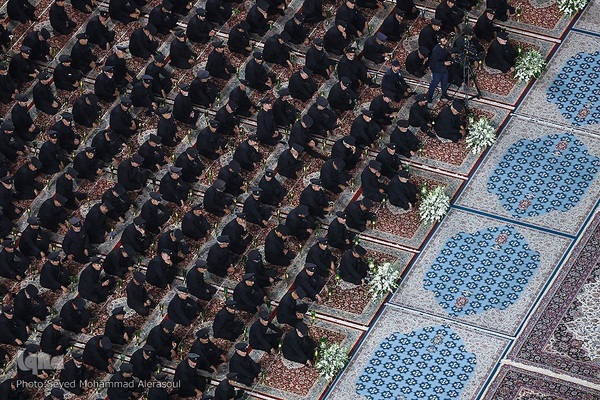 مراسم خطبه‌خوانی شب شهادت امام رضا(ع) در حرم رضوی