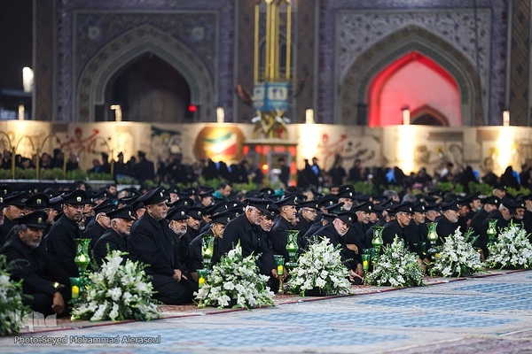 مراسم خطبه‌خوانی شب شهادت امام رضا(ع) در حرم رضوی