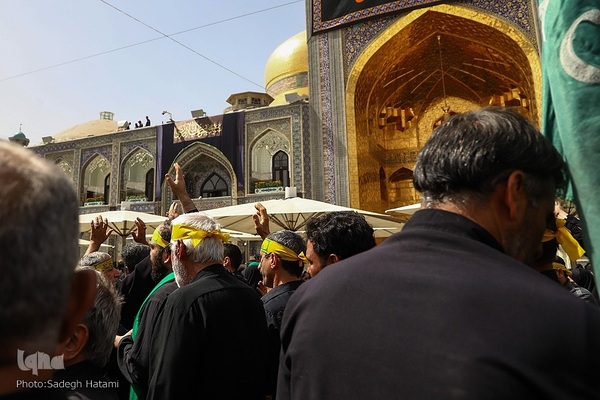 عزاداری شب شهادت امام رضا(ع) در مشهد