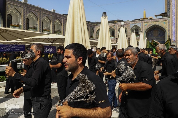 عزاداری شب شهادت امام رضا(ع) در مشهد