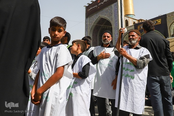 عزاداری شب شهادت امام رضا(ع) در مشهد