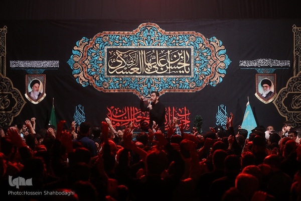 عزاداری شب شهادت امام حسن عسکری در مسجد مقدس جمکران