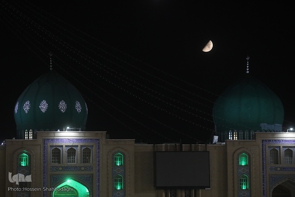 عزاداری شب شهادت امام حسن عسکری در مسجد مقدس جمکران