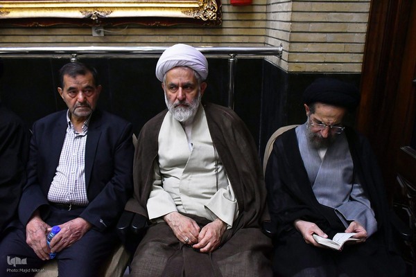 مراسم ختم مادر غلامعلی حدادعادل