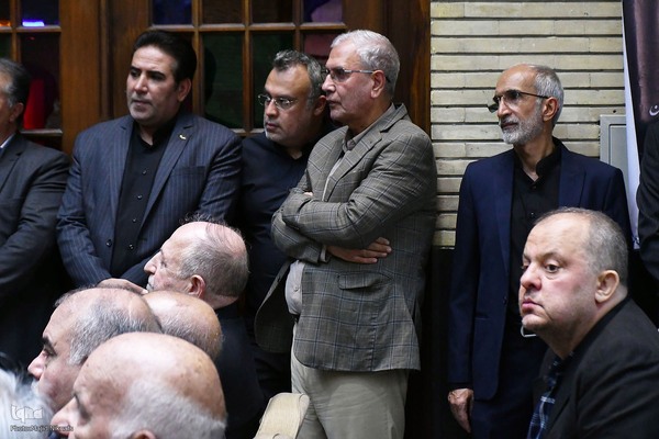 مراسم ختم مادر غلامعلی حدادعادل