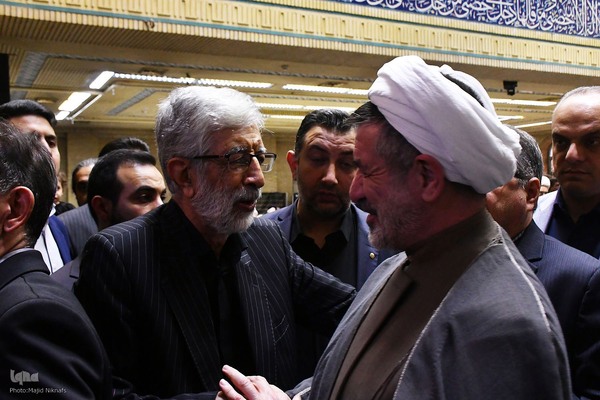 مراسم ختم مادر غلامعلی حدادعادل