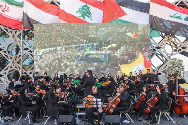 مراسم نخستین سالگرد شهادت سید حسن نصرالله و سید هاشم صفی الدین