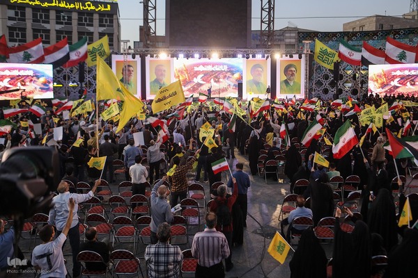 مراسم نخستین سالگرد شهادت سید حسن نصرالله و سید هاشم صفی الدین