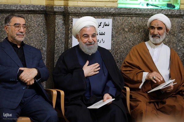 مراسم ختم همسر آیت الله سیستانی در تهران