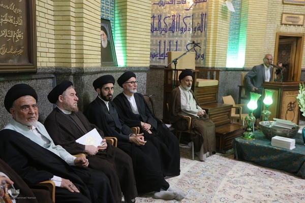 مراسم ختم همسر آیت الله سیستانی در تهران