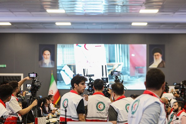 نشست خبری رئیس جمعیت هلال احمر