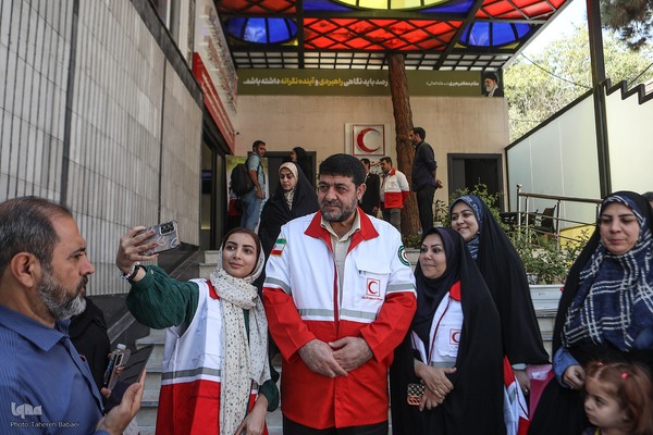 نشست خبری رئیس جمعیت هلال احمر