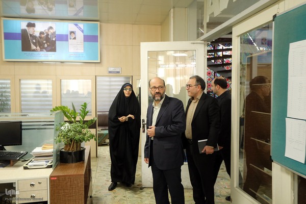 بازدید غلامرضا امیرخانی رییس سازمان اسناد و کتابخانه ملی از ایکنا