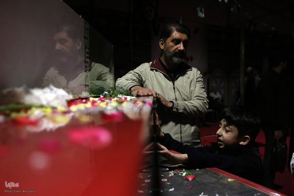 وداع با پیکر پاک ۱۰۰ شهید گمنام