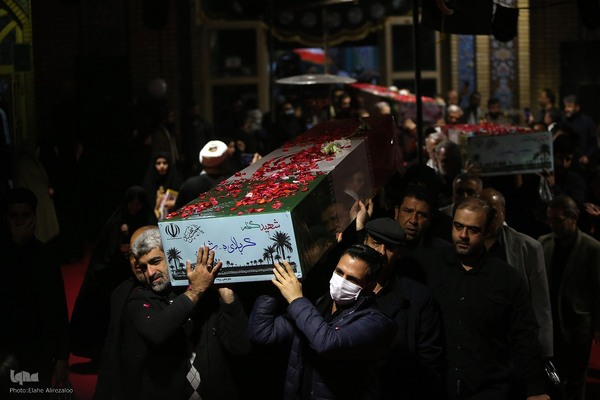 وداع با پیکر پاک ۱۰۰ شهید گمنام