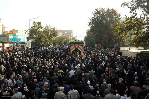 تشیع پیکر‌های مطهر ۱۰۰ شهید گمنام دوران دفاع مقدس