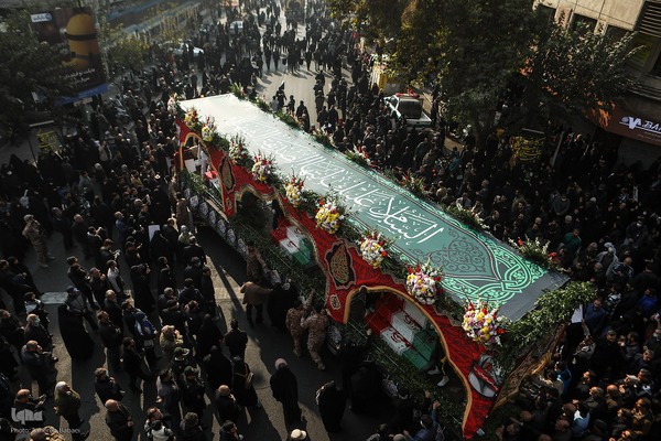 تشیع پیکر‌های مطهر ۱۰۰ شهید گمنام دوران دفاع مقدس