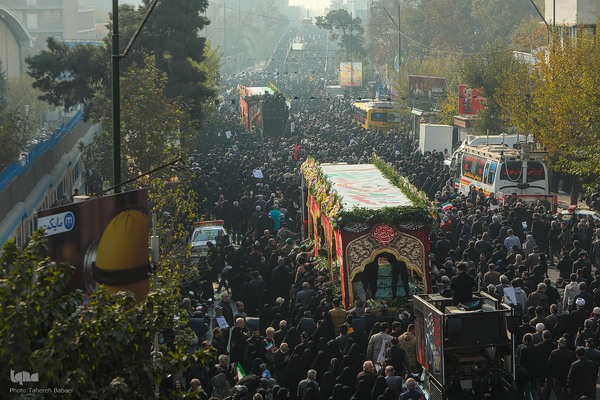 تشیع پیکر‌های مطهر ۱۰۰ شهید گمنام دوران دفاع مقدس