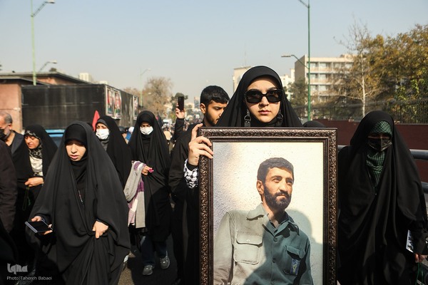 تشیع پیکر‌های مطهر ۱۰۰ شهید گمنام دوران دفاع مقدس