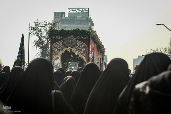 تشیع پیکر‌های مطهر ۱۰۰ شهید گمنام دوران دفاع مقدس