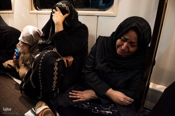 آئین عزاداری شهادت حضرت فاطمه الزهرا (س) در قطار ایران