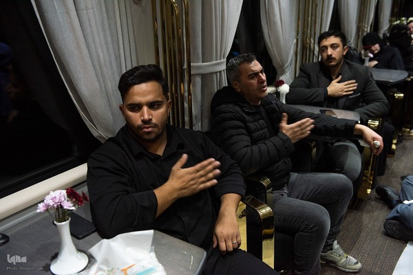 آئین عزاداری شهادت حضرت فاطمه الزهرا (س) در قطار ایران