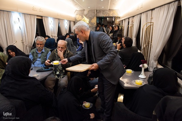 آئین عزاداری شهادت حضرت فاطمه الزهرا (س) در قطار ایران