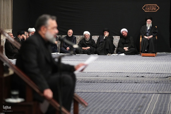 مراسم شام شهادت حضرت زهرا(س) با حضور رهبر انقلاب