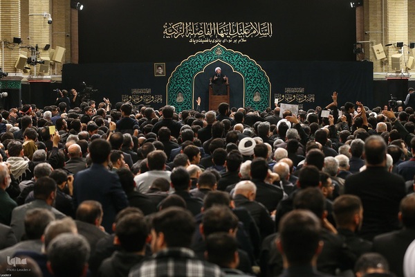 مراسم شام شهادت حضرت زهرا(س) با حضور رهبر انقلاب