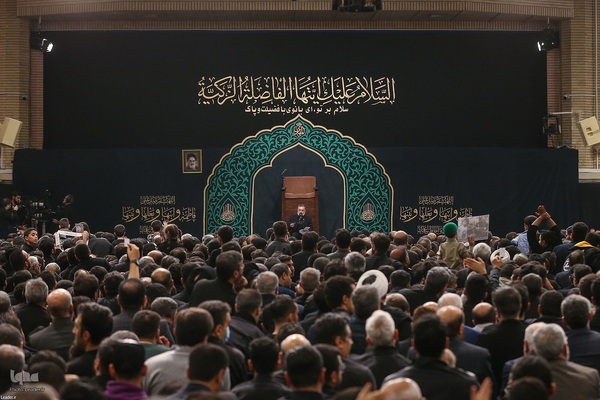 مراسم شام شهادت حضرت زهرا(س) با حضور رهبر انقلاب