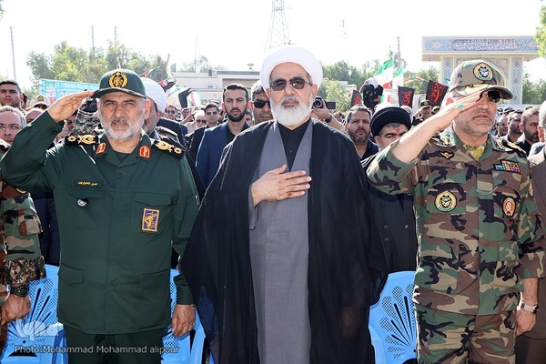 تشییع و خاکسپاری شهید گمنام در خوزستان