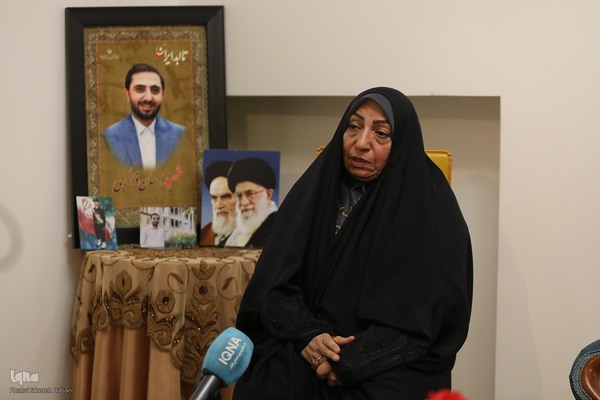 مادر شهید احسان ذاکری