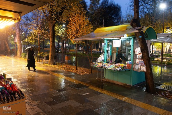 بارش باران پاییزی